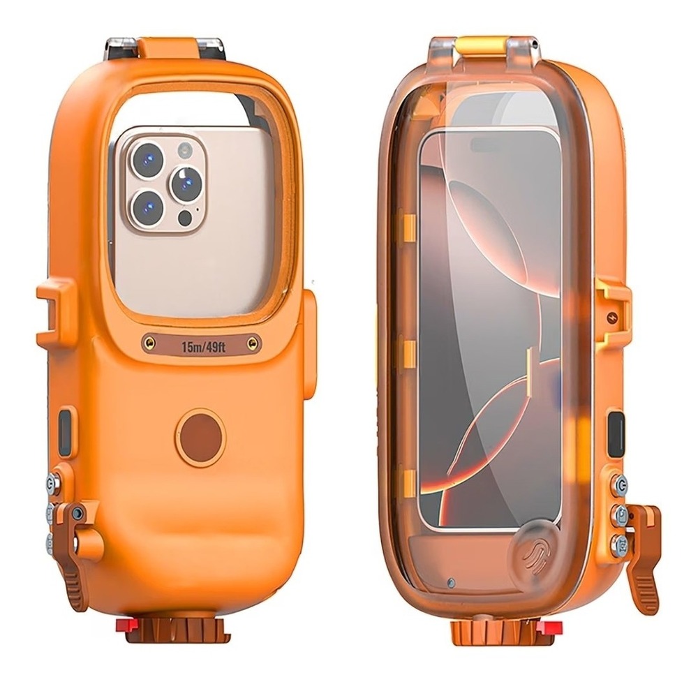 49ft Underwater Diving Waterproof Bluetooth Phone Case Cover for iPhone/Samsung